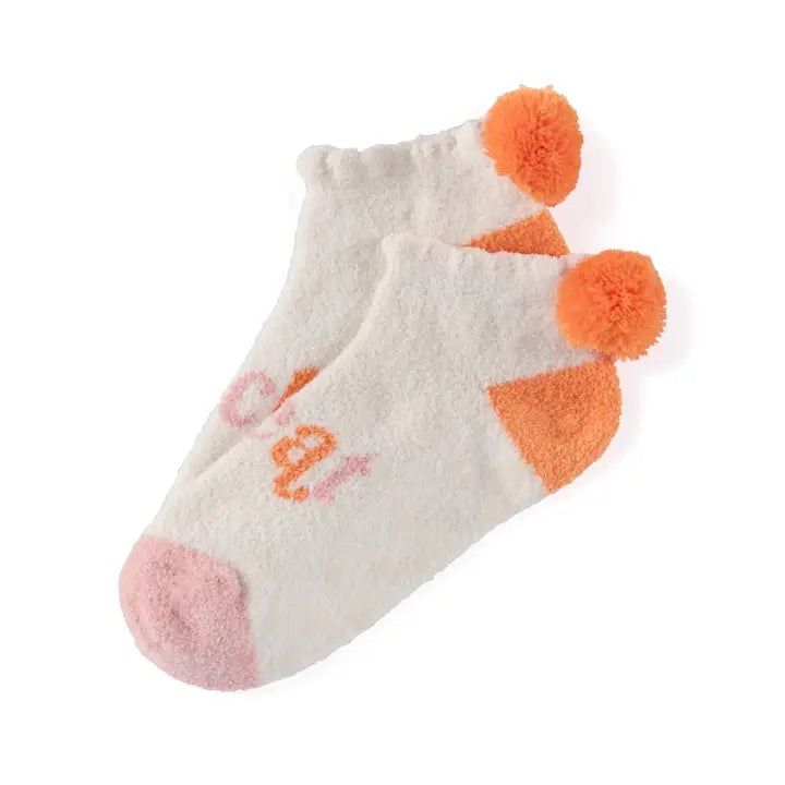 Trick/Treat Pom Socks